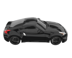 voiture de sport isolée sur fond transparent. rendu 3d - illustration png