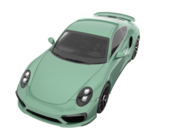 Sport car isolated on transparent background. 3d rendering - illustration png