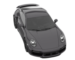 Sport car isolated on transparent background. 3d rendering - illustration png