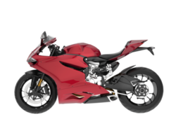 Motorcycle isolated on transparent background. 3d rendering - illustration png