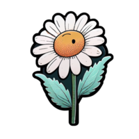 lindo elemento desenhado à mão de flores, perfeito para decorar o dia dos namorados ou o cartão do dia das mães. png