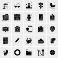 25 Universal Business Icons Vector Creative Icon Illustration to use in web and Mobile Related project