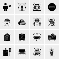 16 Universal Business Icons Vector Creative Icon Illustration to use in web and Mobile Related project