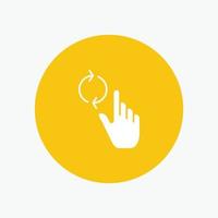 Finger Hand Refresh Gesture vector