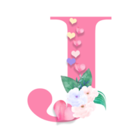 14 febbraio, San Valentino alfabeto lettera design png