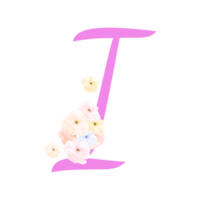 Valentine  Alphabet, 14 February, Floral Letter Design png