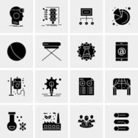 16 Universal Business Icons Vector Creative Icon Illustration to use in web and Mobile Related project