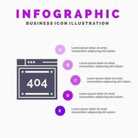 File Computing Code Coding Infographics Presentation Template 5 Steps Presentation vector