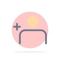 Discover People Instagram Sets Abstract Circle Background Flat color Icon vector