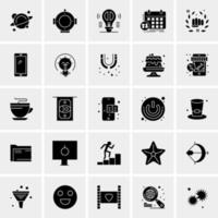 25 iconos de negocios universales vector ilustración de icono creativo para usar en proyectos relacionados con la web y dispositivos móviles