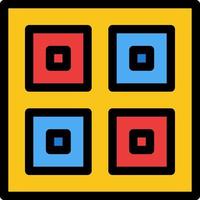 Arrived Boxes Delivery Logistic Shipping  Flat Color Icon Vector icon banner Template