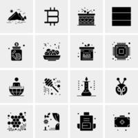 16 Universal Business Icons Vector Creative Icon Illustration to use in web and Mobile Related project