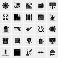 25 Universal Business Icons Vector Creative Icon Illustration to use in web and Mobile Related project