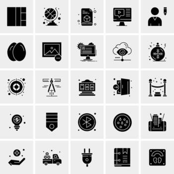 25 Universal Business Icons Vector Creative Icon Illustration to use in web and Mobile Related project