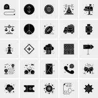 25 Universal Business Icons Vector Creative Icon Illustration to use in web and Mobile Related project