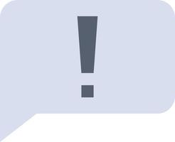chat error basic ui color plano icono vector icono banner plantilla