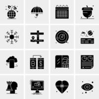 16 Universal Business Icons Vector Creative Icon Illustration to use in web and Mobile Related project