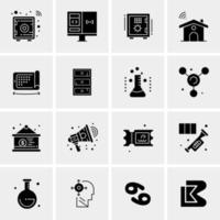 16 Universal Business Icons Vector Creative Icon Illustration to use in web and Mobile Related project