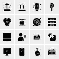 16 Universal Business Icons Vector Creative Icon Illustration to use in web and Mobile Related project