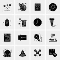 16 Universal Business Icons Vector Creative Icon Illustration to use in web and Mobile Related project