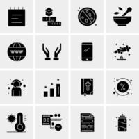 16 Universal Business Icons Vector Creative Icon Illustration to use in web and Mobile Related project