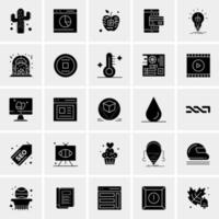 25 Universal Business Icons Vector Creative Icon Illustration to use in web and Mobile Related project