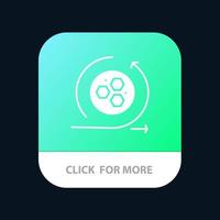 Modeling Api Modeling Science Mobile App Button Android and IOS Glyph Version vector