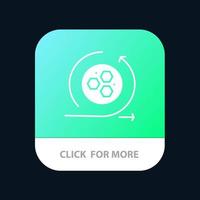 Modeling Api Modeling Science Mobile App Button Android and IOS Glyph Version vector