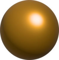 bola volumétrica con una ilustración 3d degradada. png
