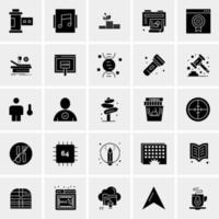 25 Universal Business Icons Vector Creative Icon Illustration to use in web and Mobile Related project