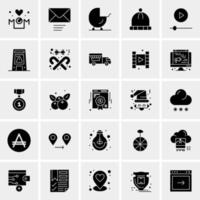 25 Universal Business Icons Vector Creative Icon Illustration to use in web and Mobile Related project