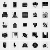 25 Universal Business Icons Vector Creative Icon Illustration to use in web and Mobile Related project