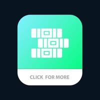 Education Notebook Stationary Mobile App Button Android and IOS Glyph Version vector
