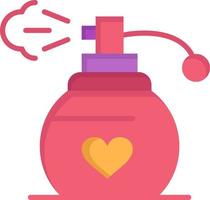 Perfume Love Gift  Flat Color Icon Vector icon banner Template