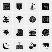 16 Universal Business Icons Vector Creative Icon Illustration to use in web and Mobile Related project
