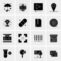 16 Universal Business Icons Vector Creative Icon Illustration to use in web and Mobile Related project