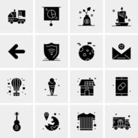 16 Universal Business Icons Vector Creative Icon Illustration to use in web and Mobile Related project