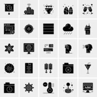 25 Universal Business Icons Vector Creative Icon Illustration to use in web and Mobile Related project