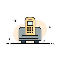 Device Mobile Cell Hardware  Business Flat Line Filled Icon Vector Banner Template