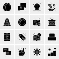 16 Universal Business Icons Vector Creative Icon Illustration to use in web and Mobile Related project