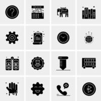 16 Universal Business Icons Vector Creative Icon Illustration to use in web and Mobile Related project