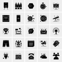 25 Universal Business Icons Vector Creative Icon Illustration to use in web and Mobile Related project