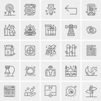 25 Universal Business Icons Vector Creative Icon Illustration to use in web and Mobile Related project