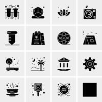 16 Universal Business Icons Vector Creative Icon Illustration to use in web and Mobile Related project