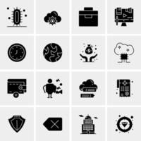 16 Universal Business Icons Vector Creative Icon Illustration to use in web and Mobile Related project