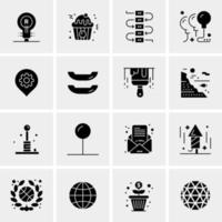 16 Universal Business Icons Vector Creative Icon Illustration to use in web and Mobile Related project