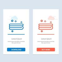 Clean Cleaning Towel  Blue and Red Download and Buy Now web Widget Card Template vector