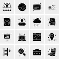 16 Universal Business Icons Vector Creative Icon Illustration to use in web and Mobile Related project