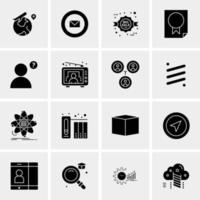 16 Universal Business Icons Vector Creative Icon Illustration to use in web and Mobile Related project