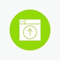 Upload Up Web Design application vector